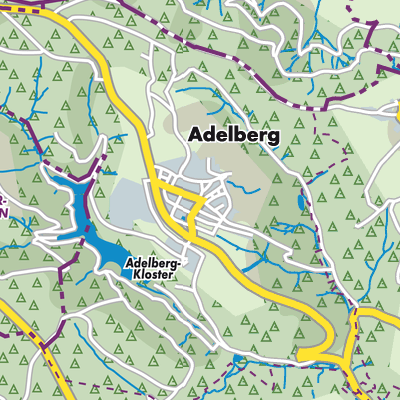 Übersichtsplan Adelberg