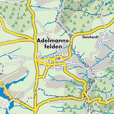Übersichtsplan Adelmannsfelden