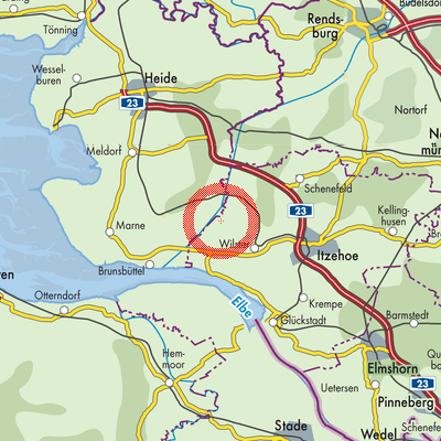 Landkarte Aebtissinwisch