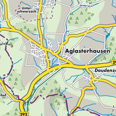 Übersichtsplan Aglasterhausen