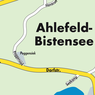 Stadtplan Ahlefeld-Bistensee
