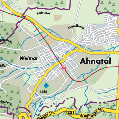 Übersichtsplan Ahnatal
