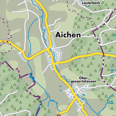 Übersichtsplan Aichen