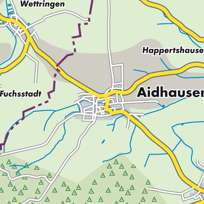 Übersichtsplan Aidhausen