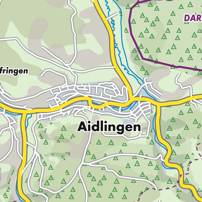 Übersichtsplan Aidlingen