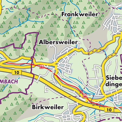 Übersichtsplan Albersweiler
