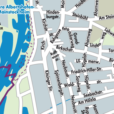 Stadtplan Albertshofen