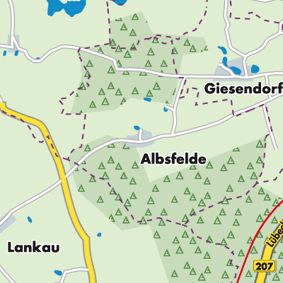 Übersichtsplan Albsfelde