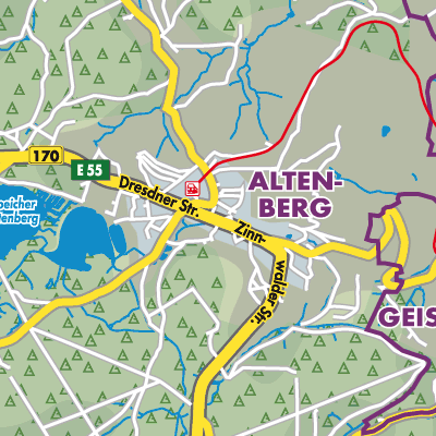 Übersichtsplan Altenberg