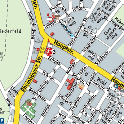 Stadtplan Altlußheim