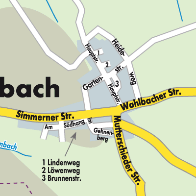 Stadtplan Altweidelbach