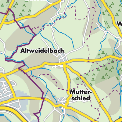 Übersichtsplan Altweidelbach