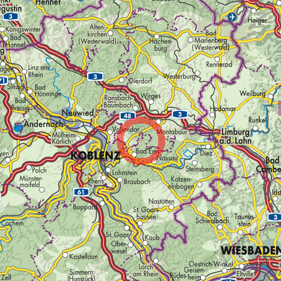 Landkarte Arzbach