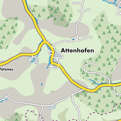 Übersichtsplan Attenhofen