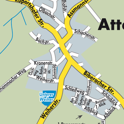 Stadtplan Attenweiler