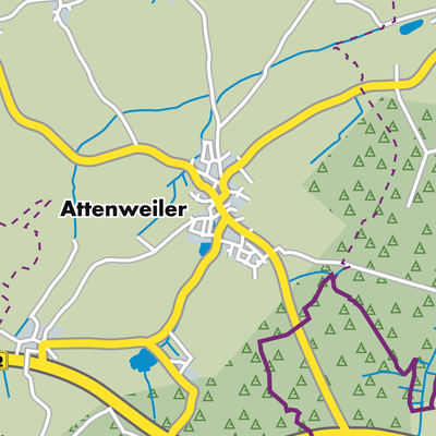 Übersichtsplan Attenweiler