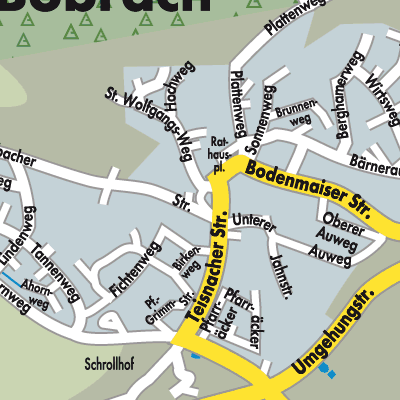 Stadtplan Böbrach