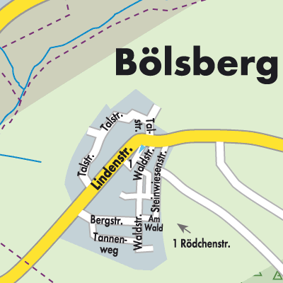 Stadtplan Bölsberg