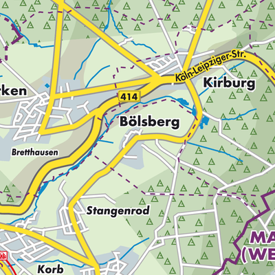 Übersichtsplan Bölsberg