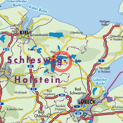 Landkarte Bösdorf