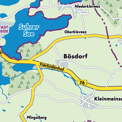 Übersichtsplan Bösdorf