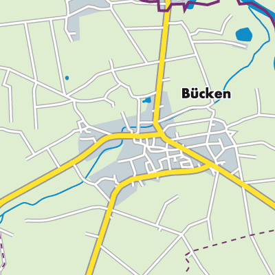 Übersichtsplan Bücken
