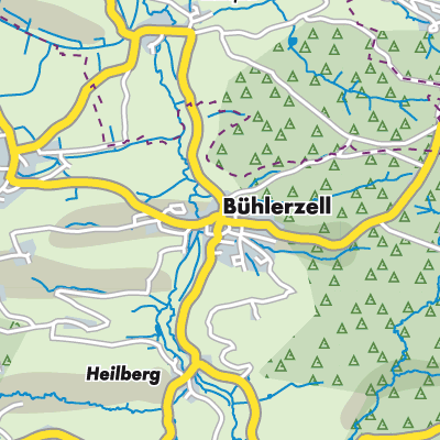 Übersichtsplan Bühlerzell