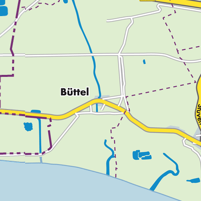 Übersichtsplan Büttel
