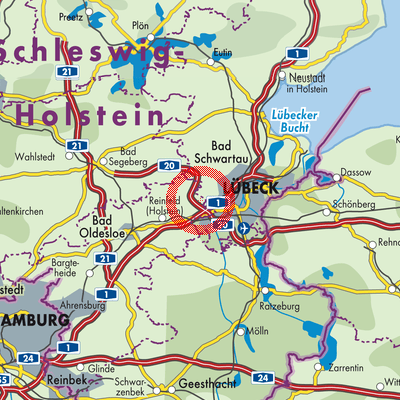 Landkarte Badendorf