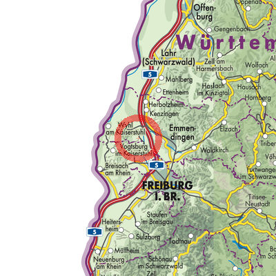 Landkarte Bahlingen