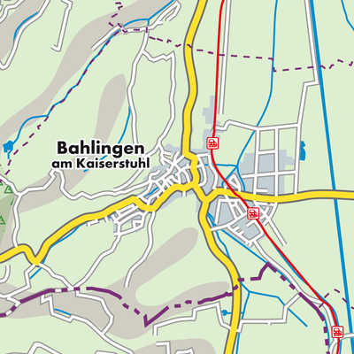 Übersichtsplan Bahlingen
