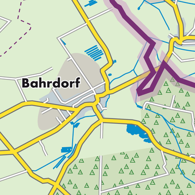 Übersichtsplan Bahrdorf