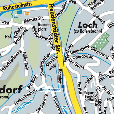 Stadtplan Baiersbronn