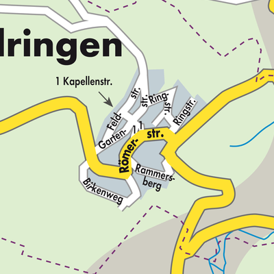 Stadtplan Baldringen