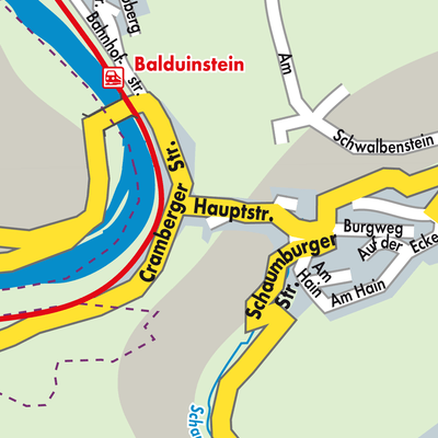 Stadtplan Balduinstein