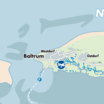 Übersichtsplan Baltrum