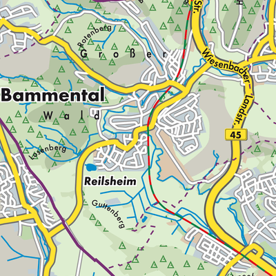 Übersichtsplan Bammental