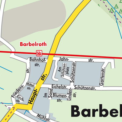 Stadtplan Barbelroth