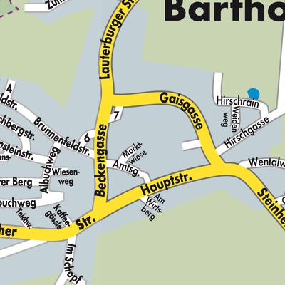 Stadtplan Bartholomä