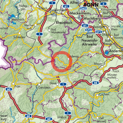 Landkarte Barweiler