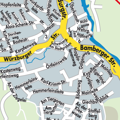 Stadtplan Baunach