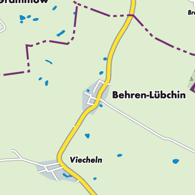 Übersichtsplan Behren-Lübchin