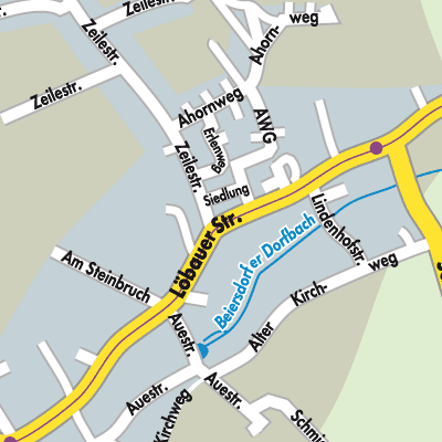 Stadtplan Beiersdorf