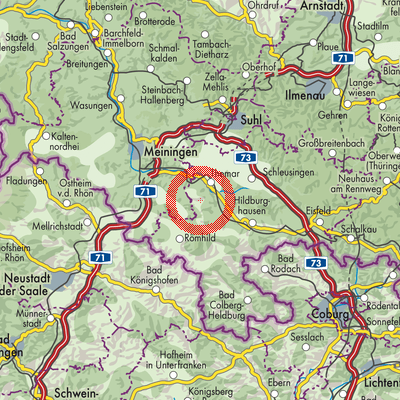 Landkarte Beinerstadt