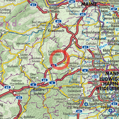 Landkarte Bennhausen