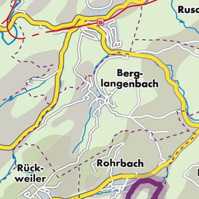 Übersichtsplan Berglangenbach