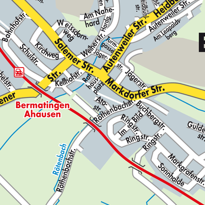 Stadtplan Bermatingen
