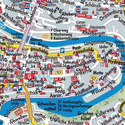 Stadtplan Bern