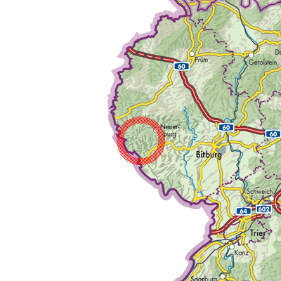 Landkarte Berscheid