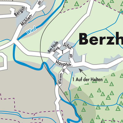 Stadtplan Berzhausen